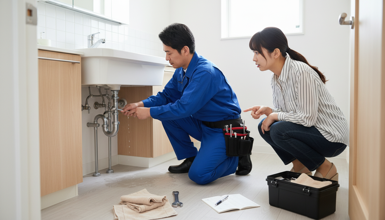 優良な水道修理業者を見分ける5つのチェックポイントに関する画像