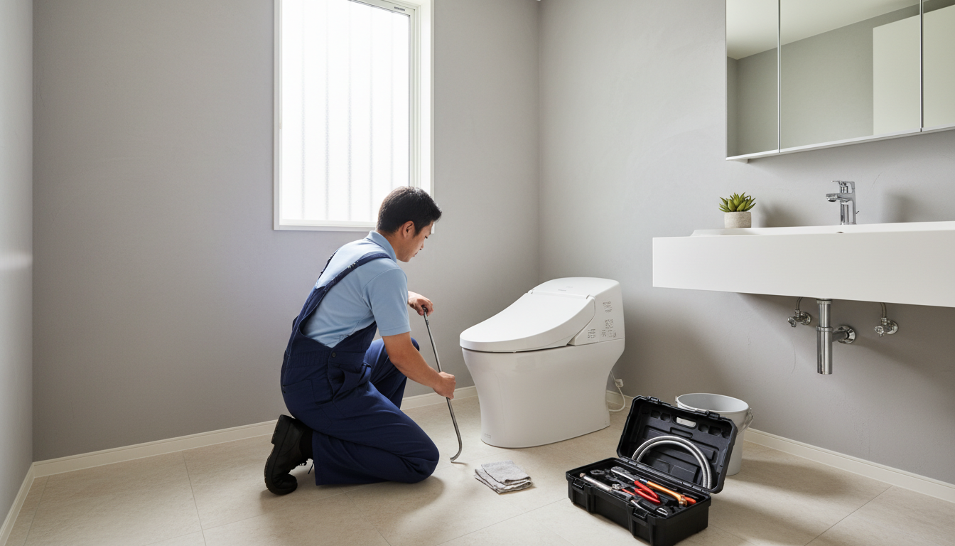 邑楽郡板倉町のトイレつまり修理料金の相場は?に関する画像