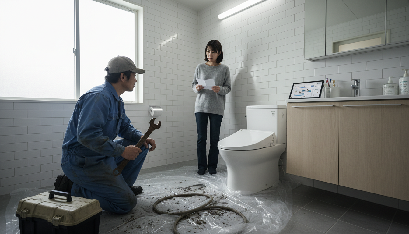 悪徳なトイレつまり修理業者に注意!よくある手口と対策に関する画像