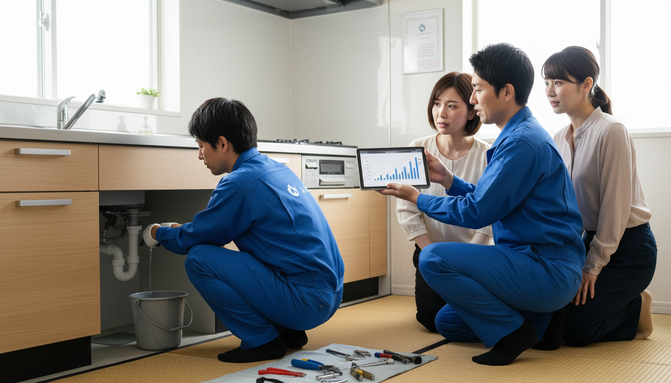 見積もり無料・水道局指定工事店かを確認するに関する画像