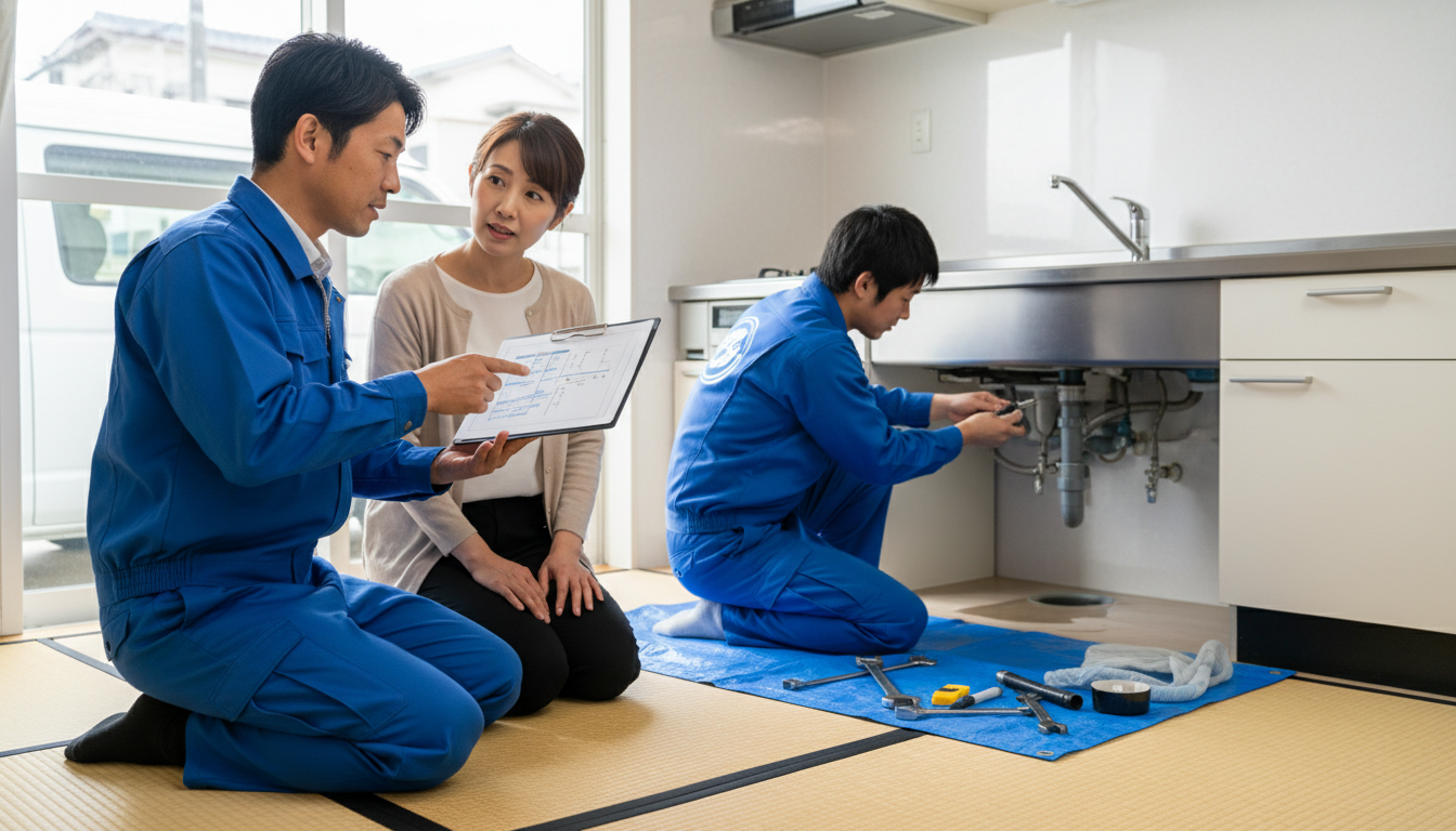 見積もり無料・水道局指定工事店かを確認するに関する画像