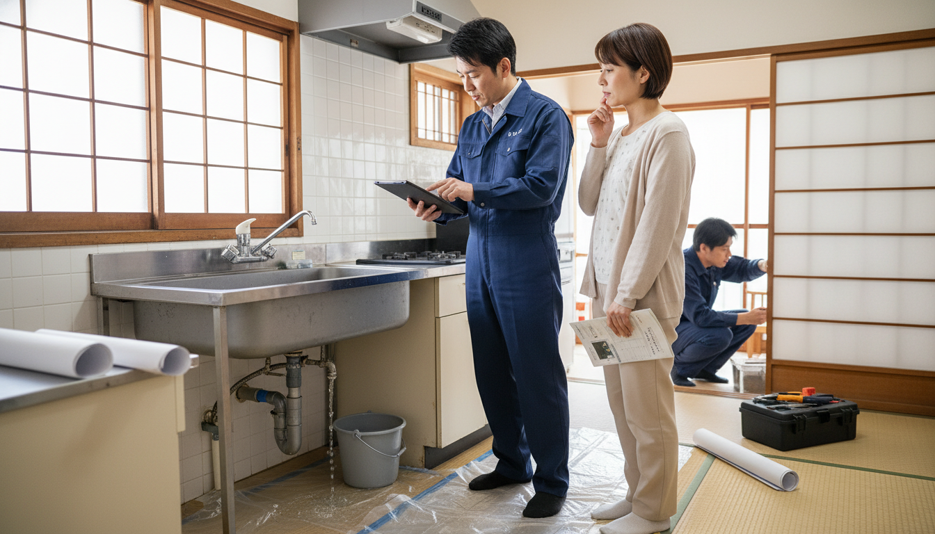 見積もり無料・水道局指定工事店かを確認するに関する画像