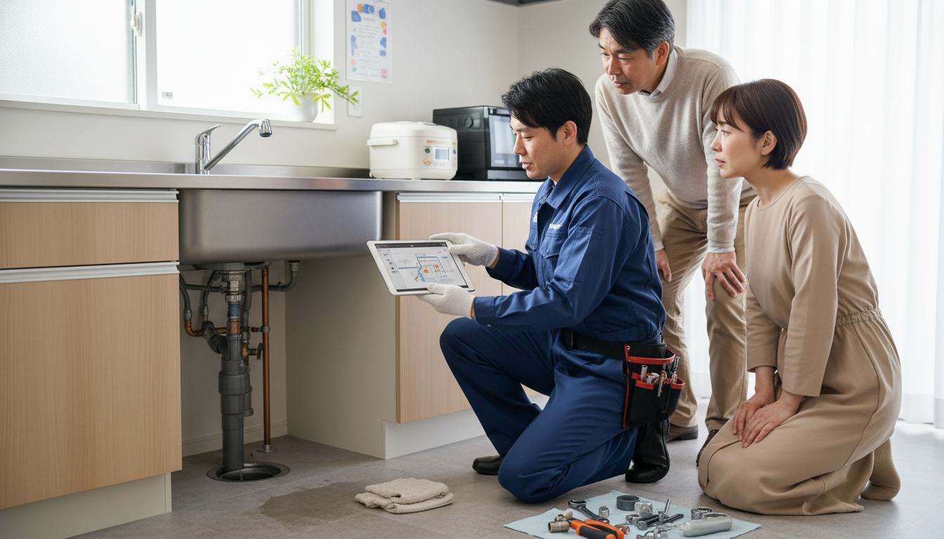 見積もり無料・水道局指定工事店かを確認するに関する画像