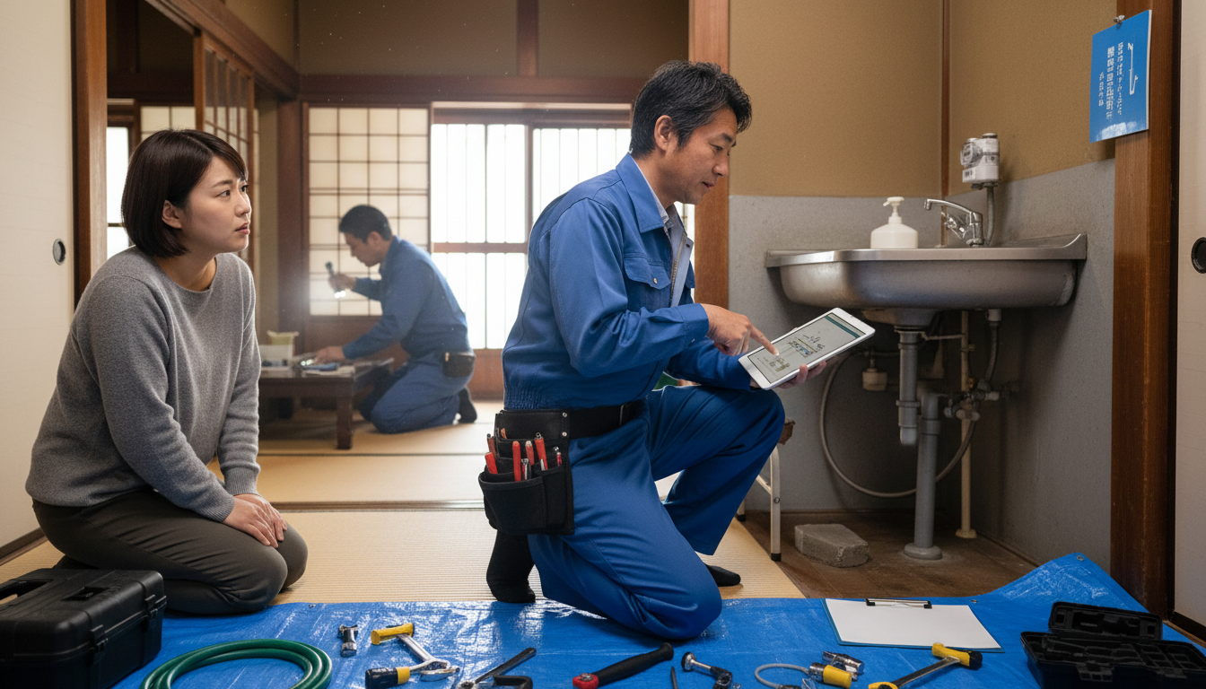 見積もり無料・水道局指定工事店かを確認するに関する画像