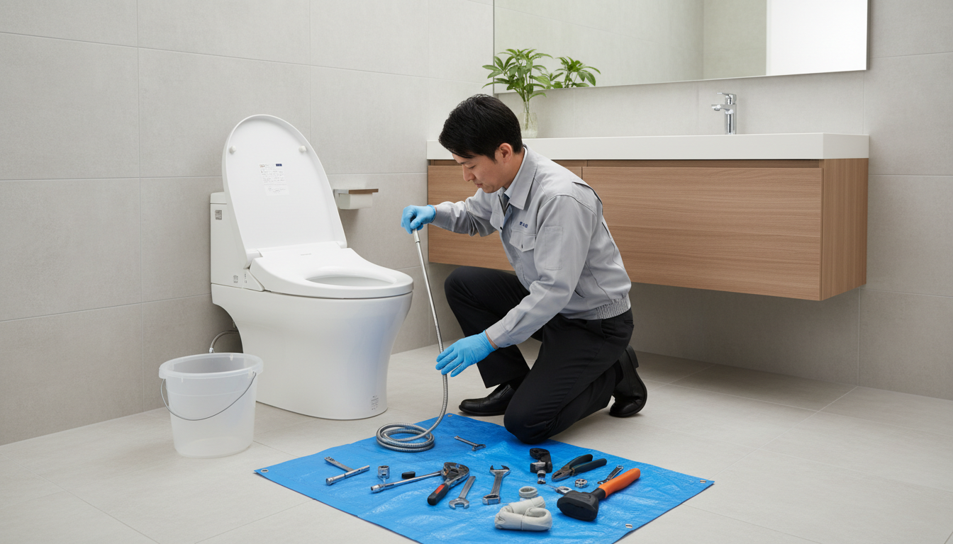 日高市のトイレつまり修理料金の相場は?に関する画像