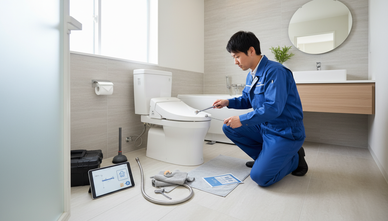 比企郡吉見町のトイレつまり修理に関する料金相場に関する画像