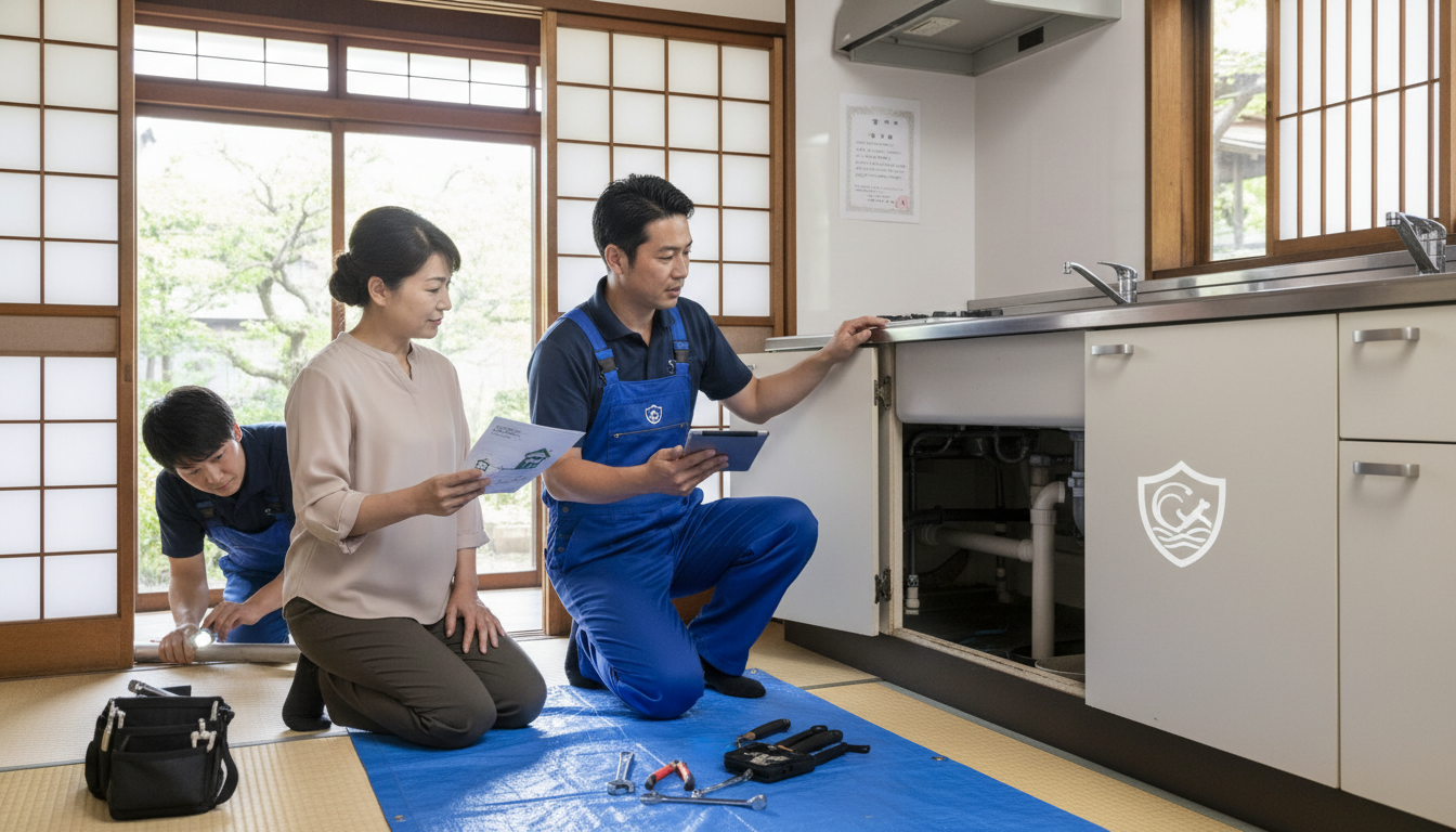 見積もり無料・水道局指定工事店かを確認するに関する画像