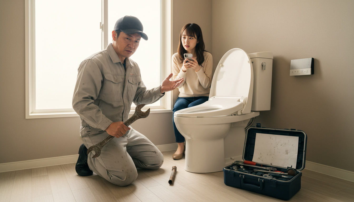 こんな業者には要注意！トイレつまりの悪質業者を避けるための注意点に関する画像