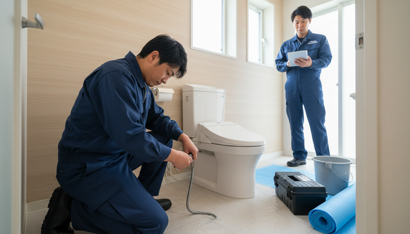 甲斐市のトイレつまり修理におすすめの優良水道業者ランキングに関する画像