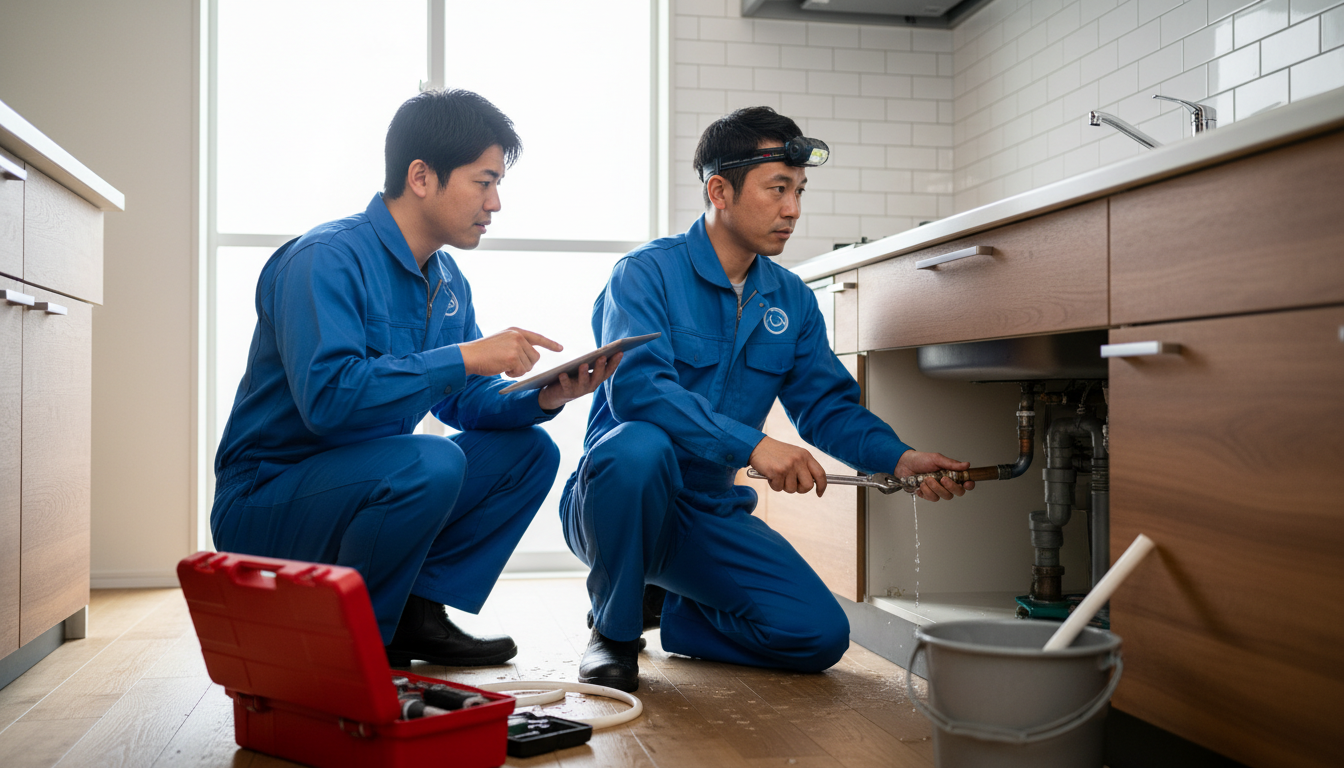 ポイント1:水道局指定工事店であるかに関する画像