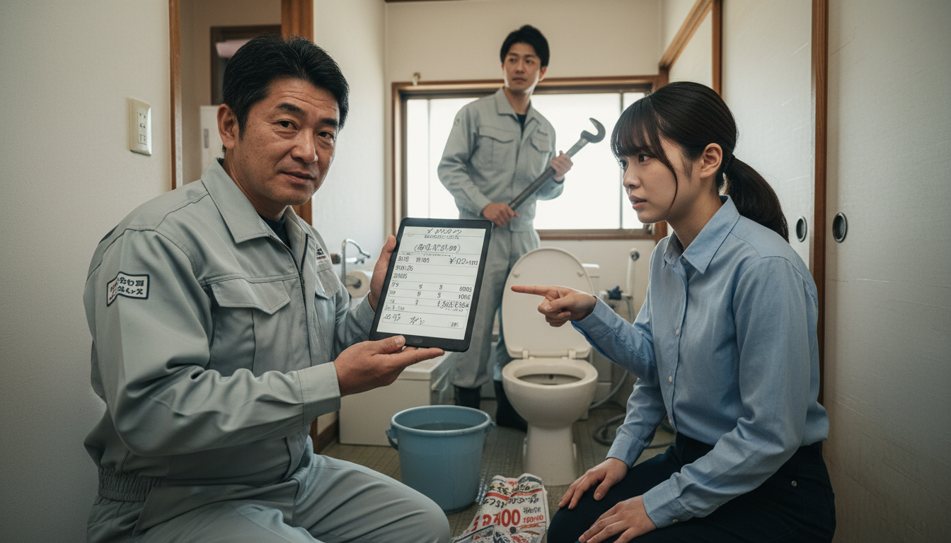 悪質な水道修理業者に注意！よくある手口と対策に関する画像