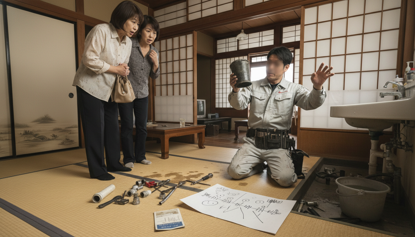 悪質な水道修理業者に注意！よくあるトラブル事例と回避策に関する画像