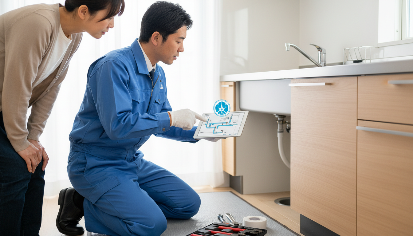 見積もり無料・水道局指定工事店かを確認するに関する画像