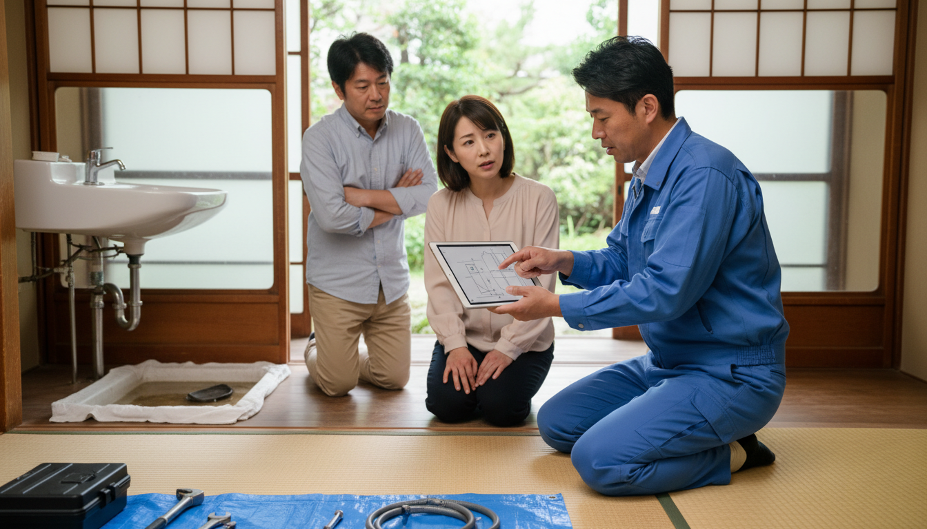 見積もり無料・水道局指定工事店かを確認するに関する画像