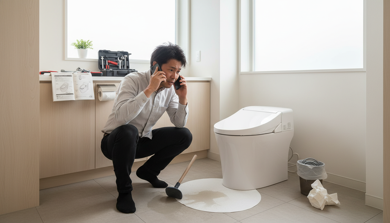 焦って電話する前に!業者を呼ぶ前に確認すべきことに関する画像