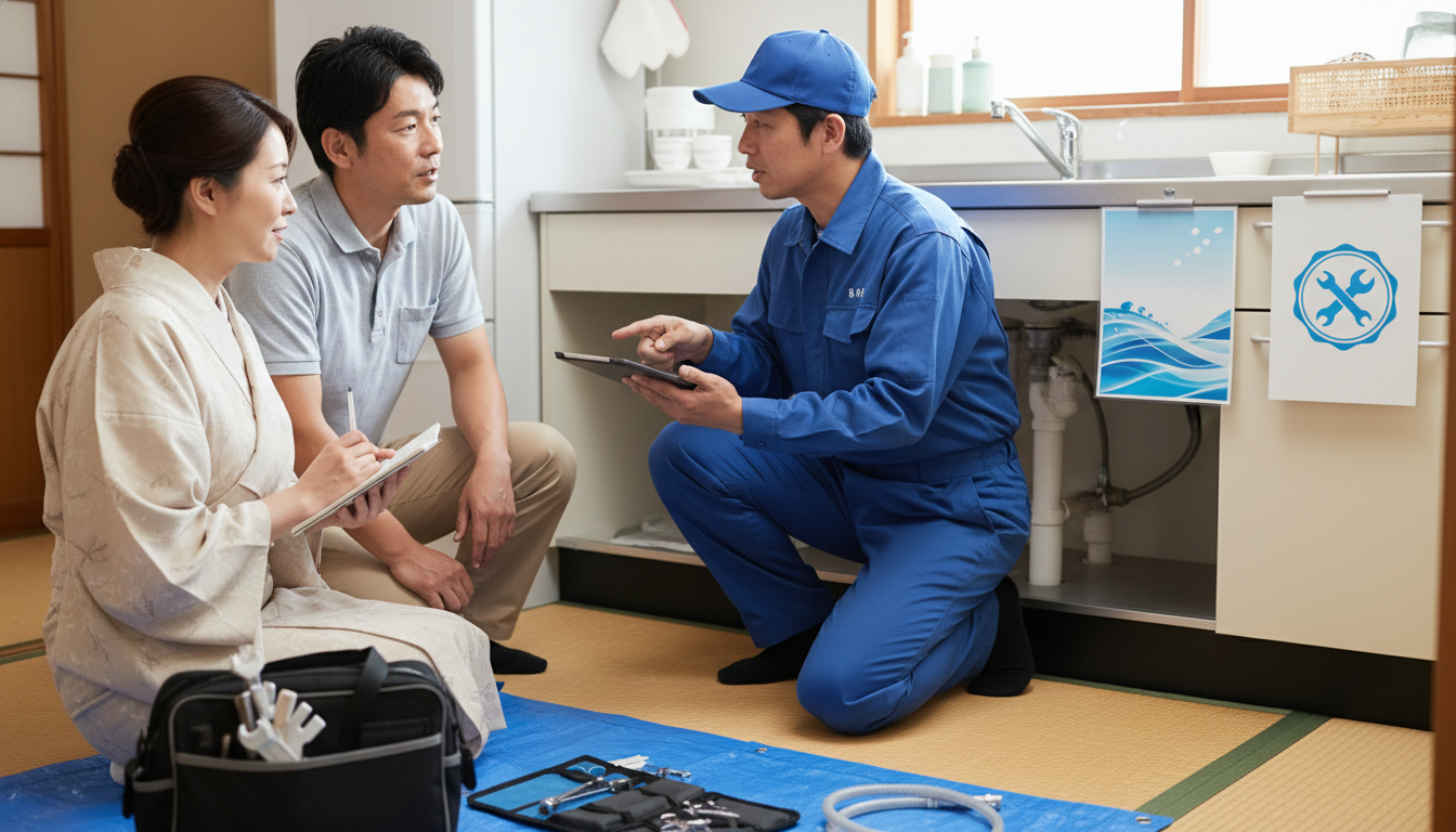 見積もり無料・水道局指定工事店かを確認するに関する画像