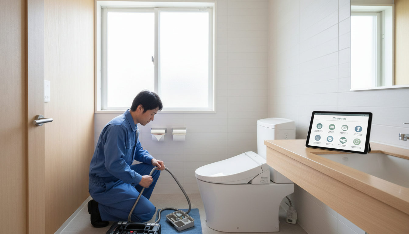 北秋田市で信頼できるトイレつまり修理業者を選ぶ5つのポイントに関する画像