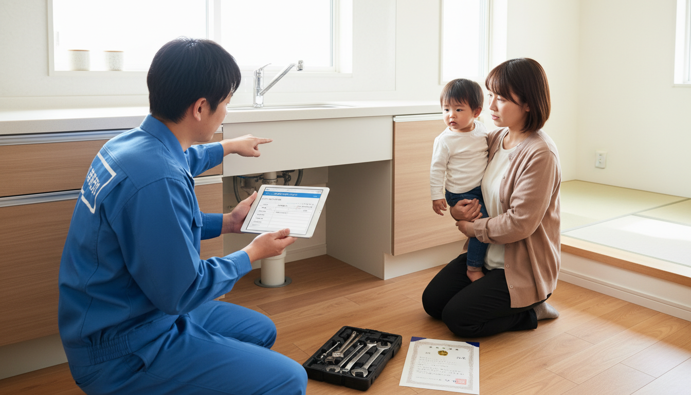 見積もり無料・水道局指定工事店かを確認するに関する画像