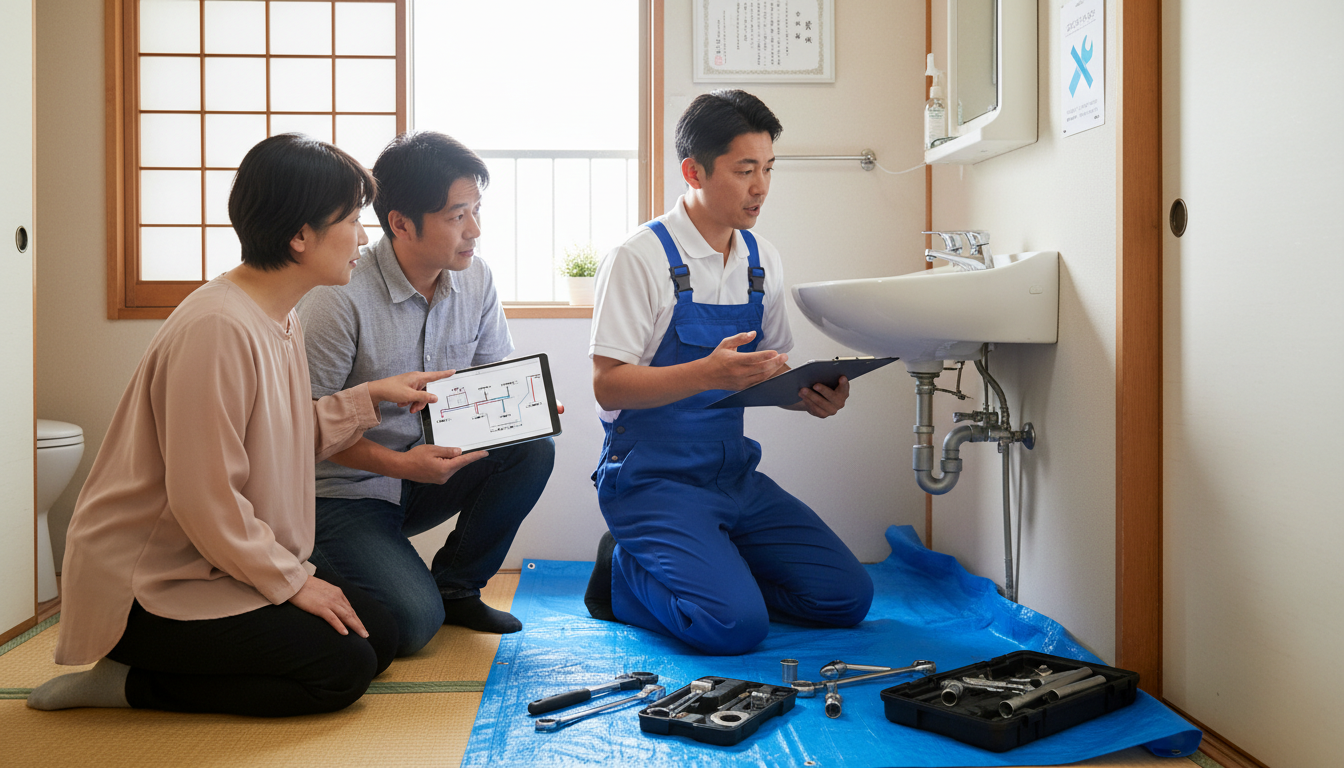 見積もり無料・水道局指定工事店かを確認するに関する画像