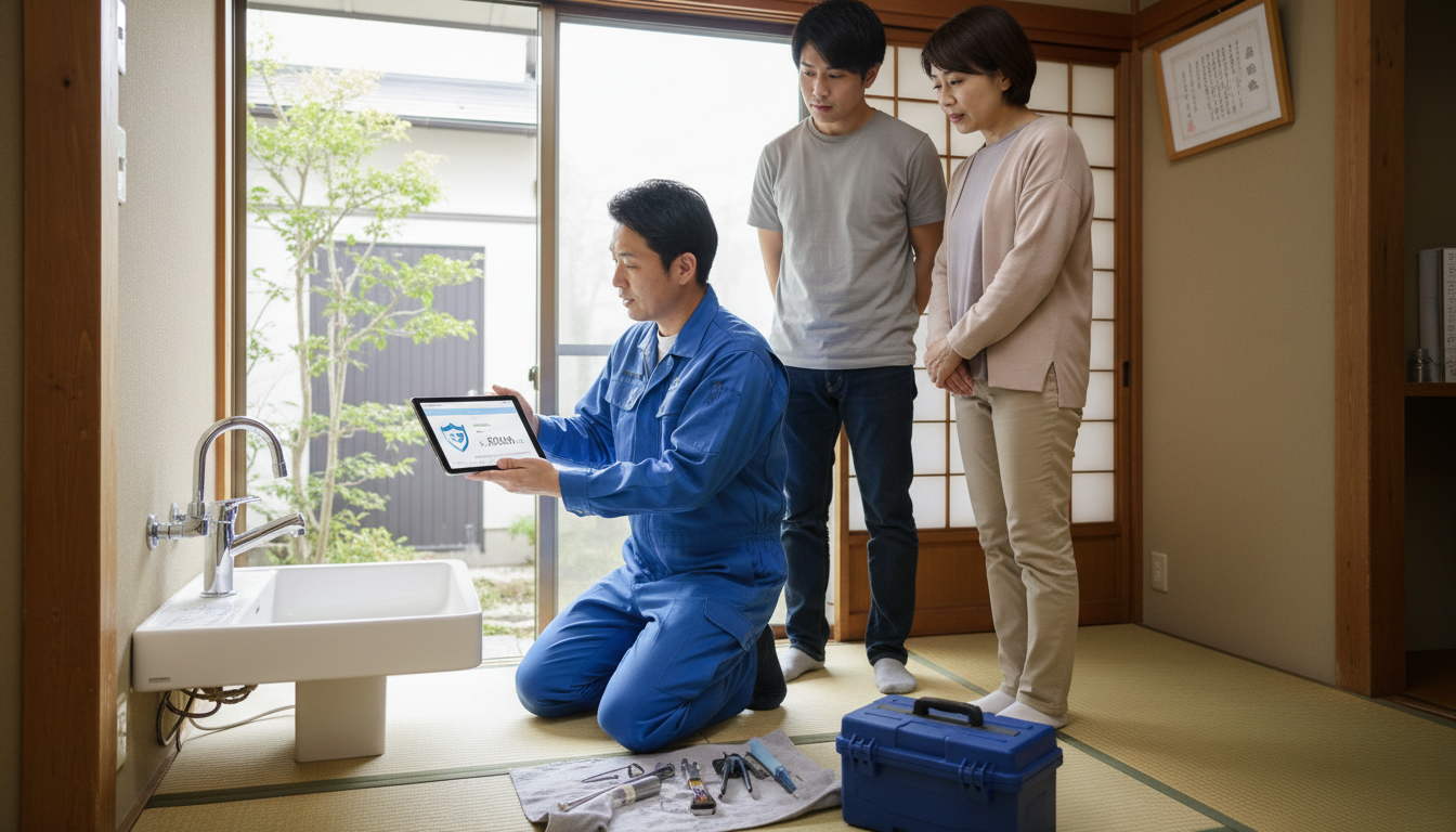 見積もり無料・水道局指定工事店かを確認するに関する画像