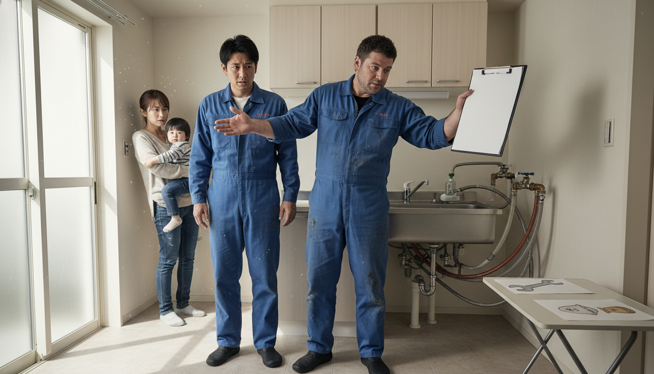 悪徳な水道修理業者に注意!よくあるトラブル事例と回避策に関する画像