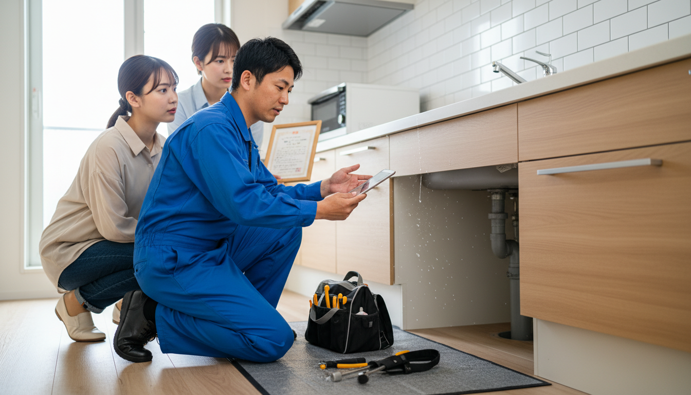 見積もり無料・水道局指定工事店かを確認するに関する画像