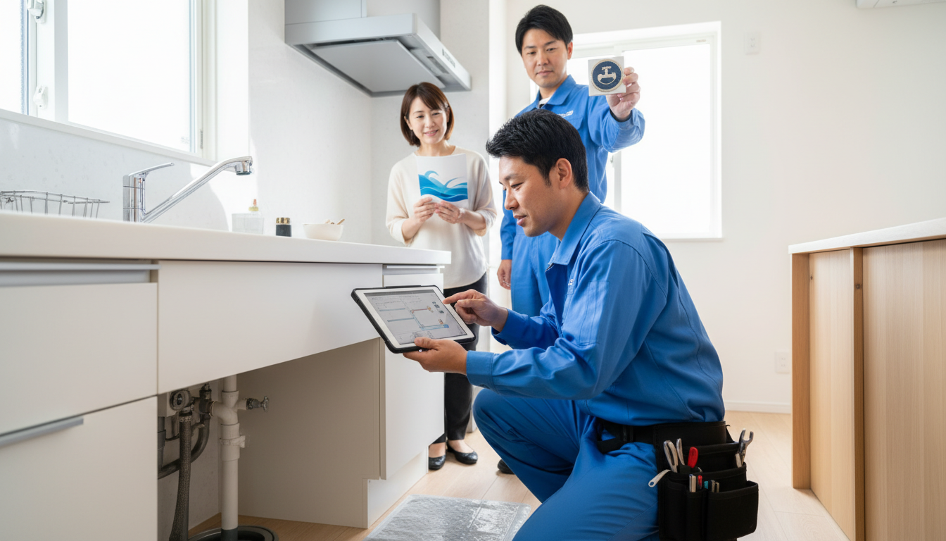 見積もり無料・水道局指定工事店かを確認するに関する画像