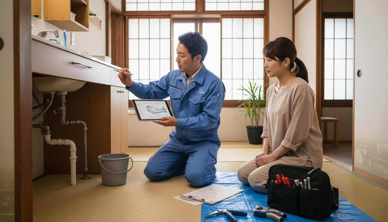 見積もり無料・水道局指定工事店かを確認するに関する画像