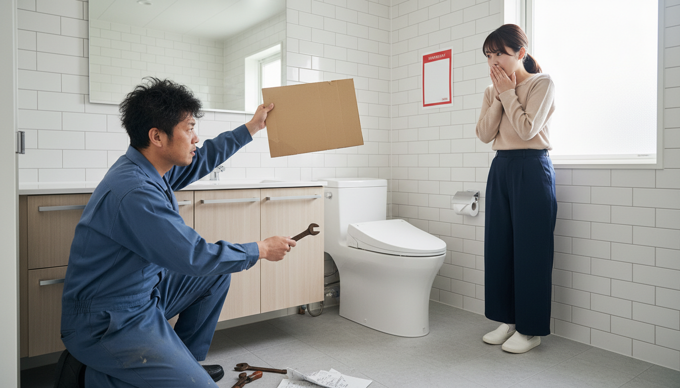 悪質なトイレ修理業者に注意!よくある手口と対策に関する画像