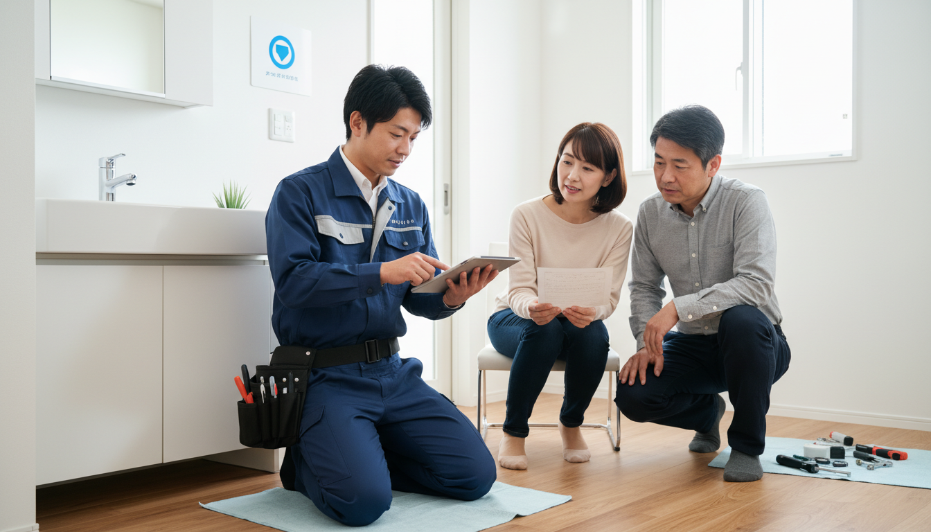 見積もり無料・水道局指定工事店かを確認するに関する画像