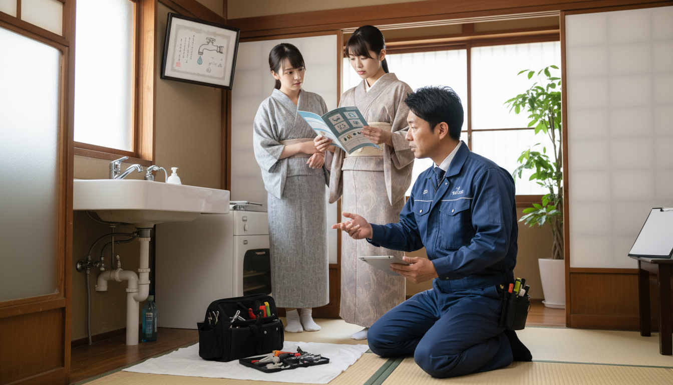 見積もり無料・水道局指定工事店かを確認するに関する画像