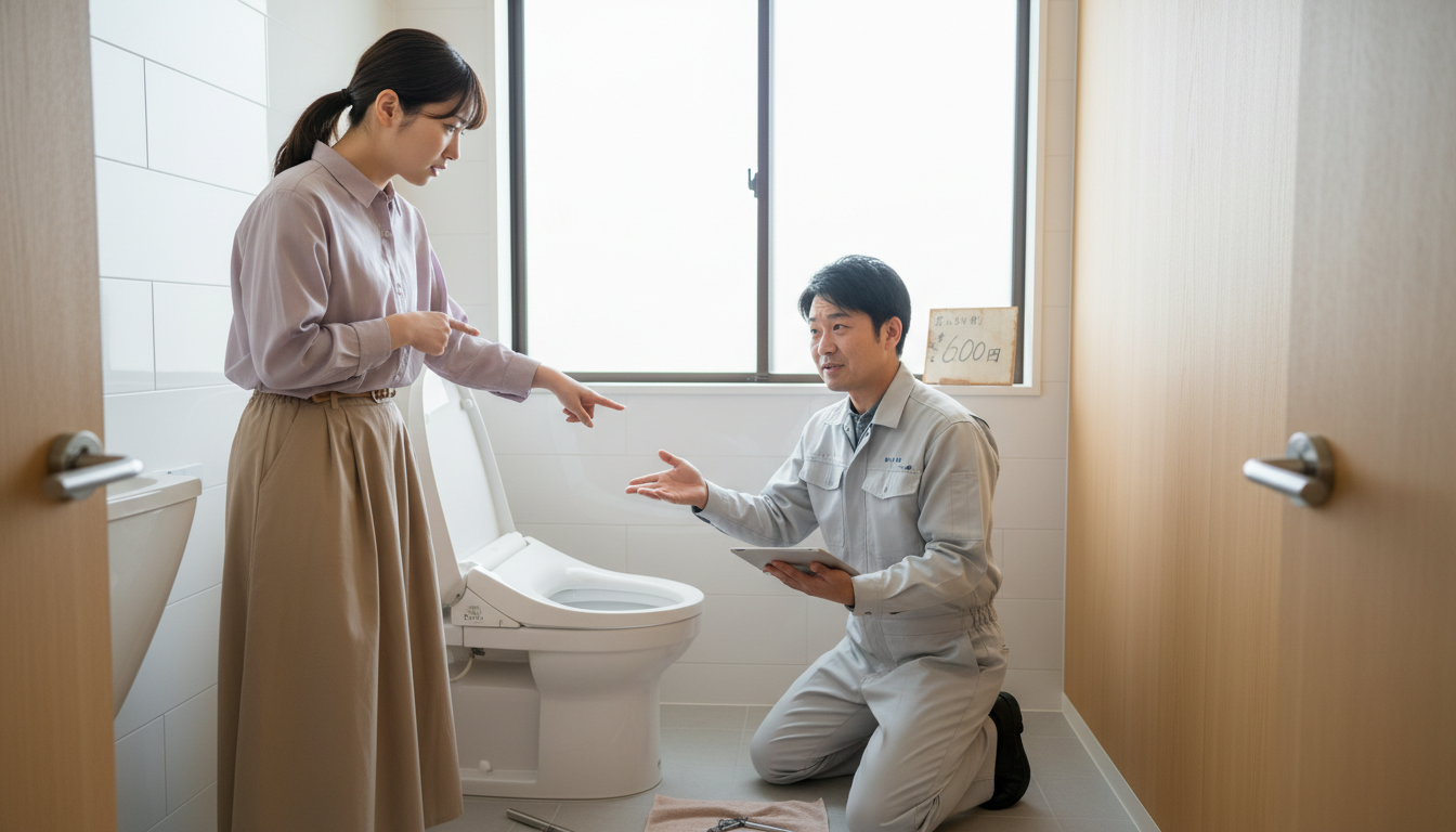 要注意!トイレつまり修理で悪徳業者を避けるための注意点に関する画像