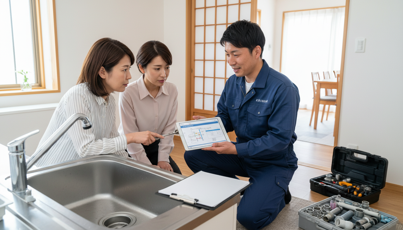 見積もり無料・水道局指定工事店かを確認するに関する画像