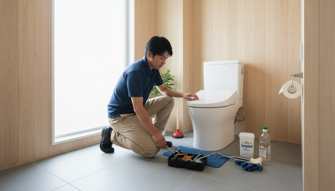 業者を呼ぶ前に試せる？トイレつまりの原因と自分でできる対処法に関する画像