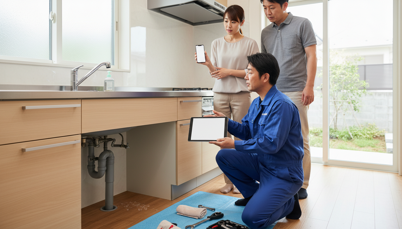 見積もり無料・水道局指定工事店かを確認するに関する画像