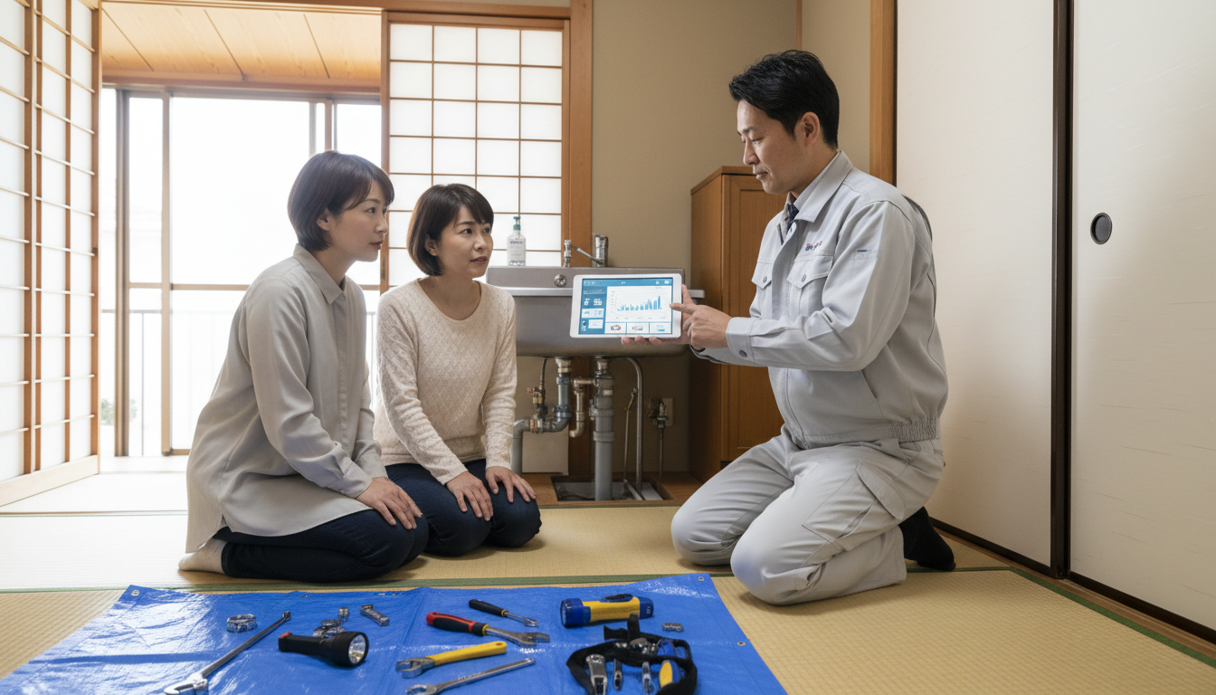 見積もり無料・水道局指定工事店かを確認するに関する画像