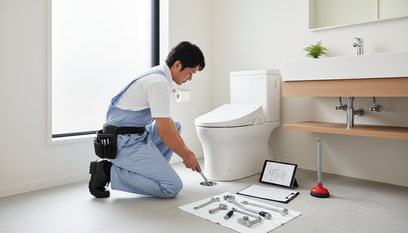 守口市で信頼できるトイレつまり修理業者を選ぶ5つのポイントに関する画像