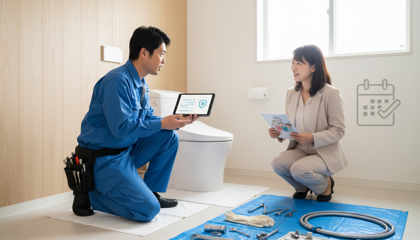 ポイント3：アフターフォローと保証制度の有無を確認しように関する画像