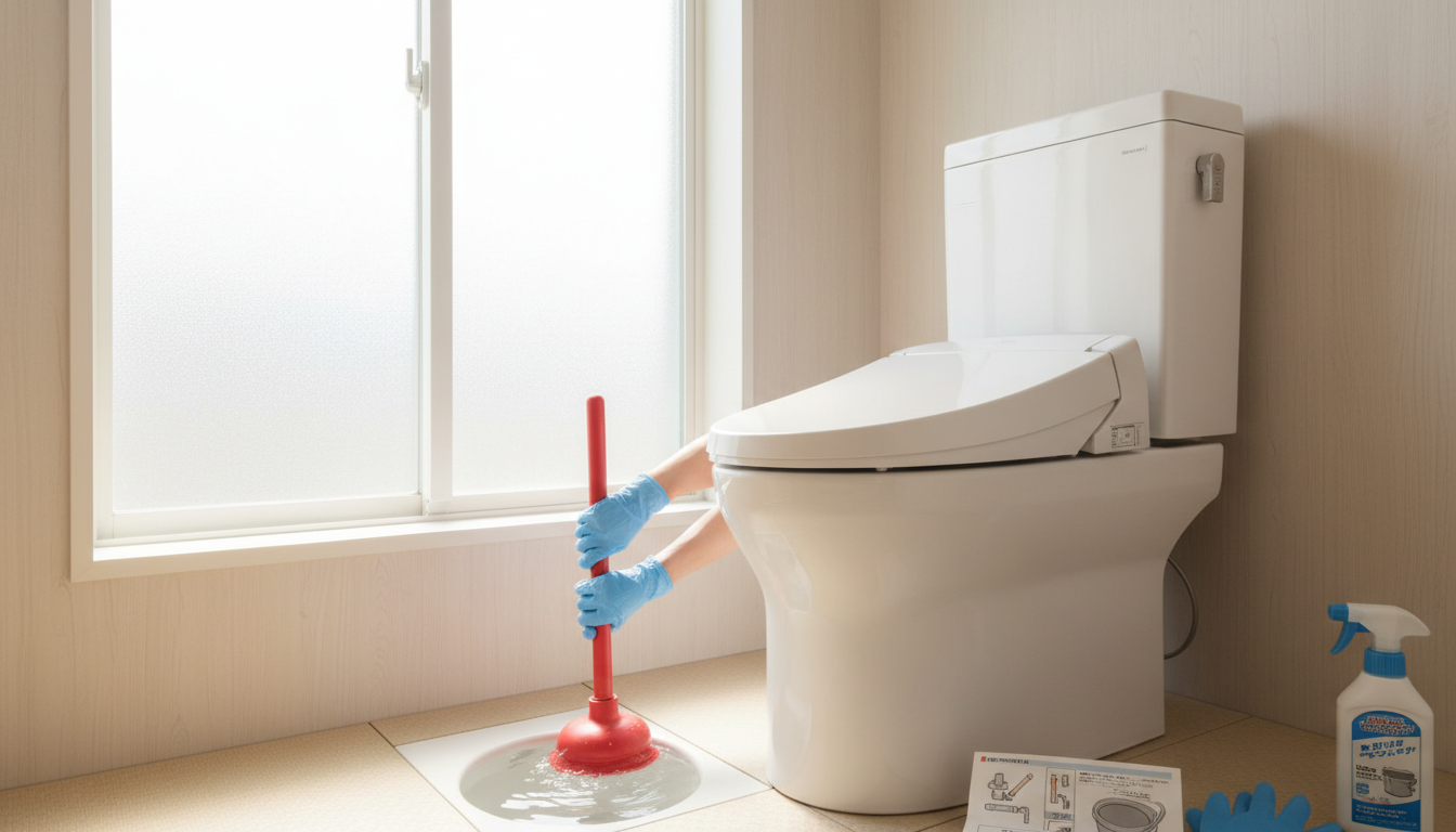 プロに頼む前に試せる!トイレつまりのDIY対処法と限界に関する画像