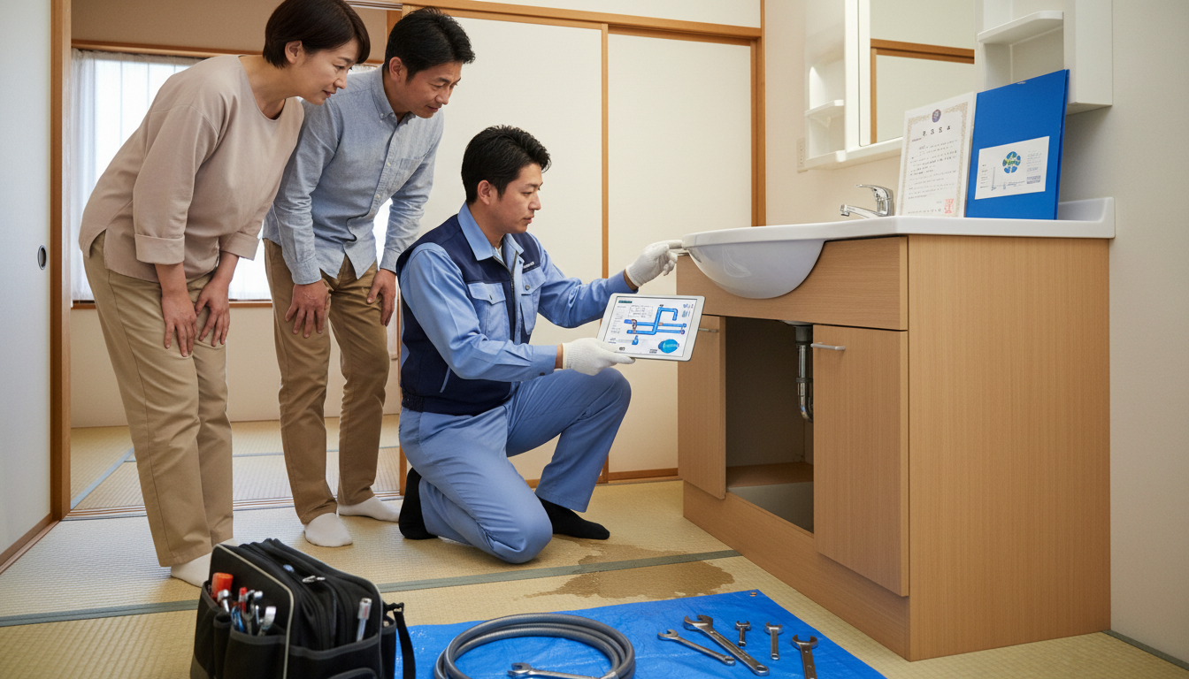 見積もり無料・水道局指定工事店かを確認するに関する画像