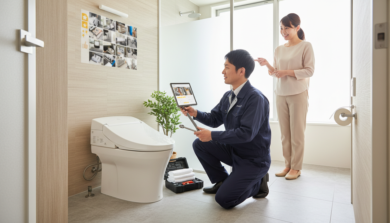 ポイント3：実績と信頼性（口コミ・評判、施工実績）に関する画像