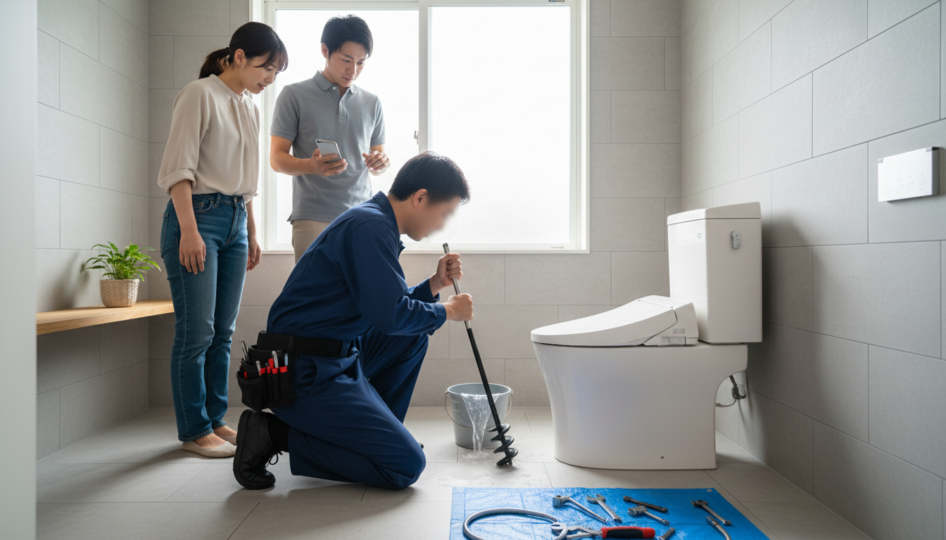 トイレつまり修理業者を選ぶ際の比較ポイントに関する画像