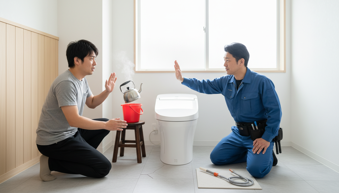 トイレつまりを悪化させないための注意点に関する画像