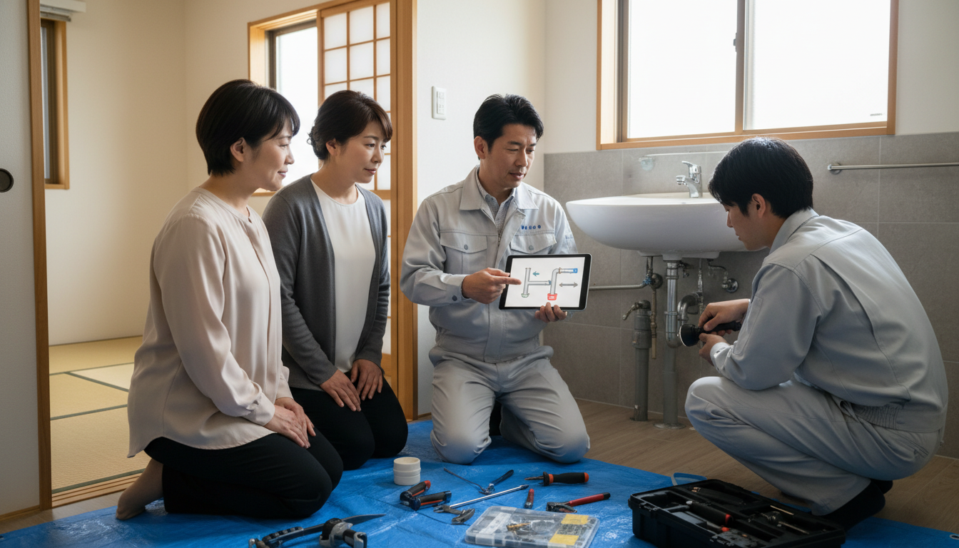 見積もり無料・水道局指定工事店かを確認するに関する画像