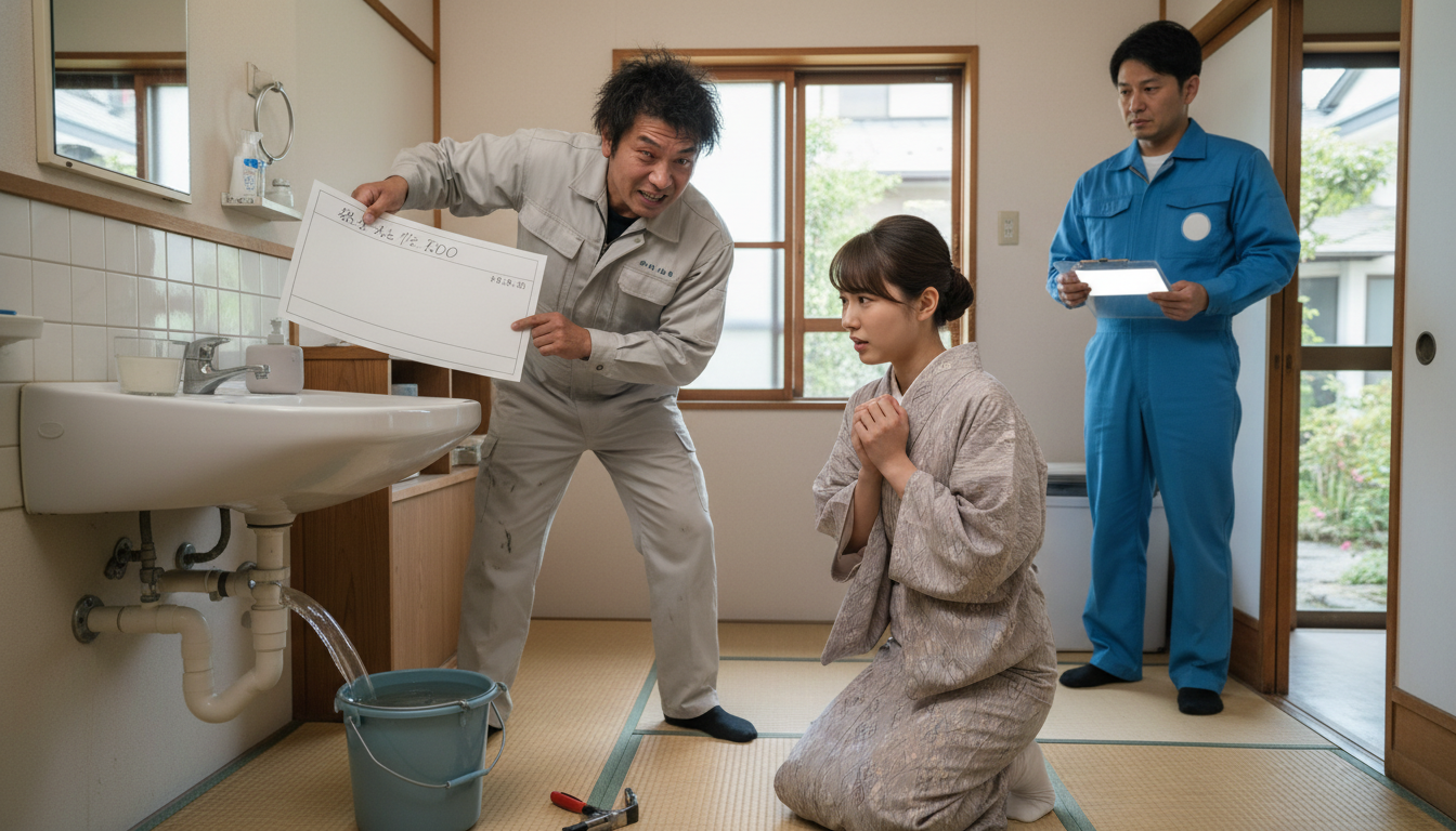 悪徳な水道修理業者に注意！よくあるトラブル事例と回避策に関する画像