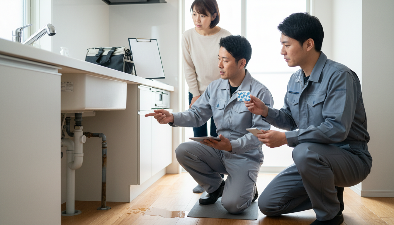 見積もり無料・水道局指定工事店かを確認するに関する画像