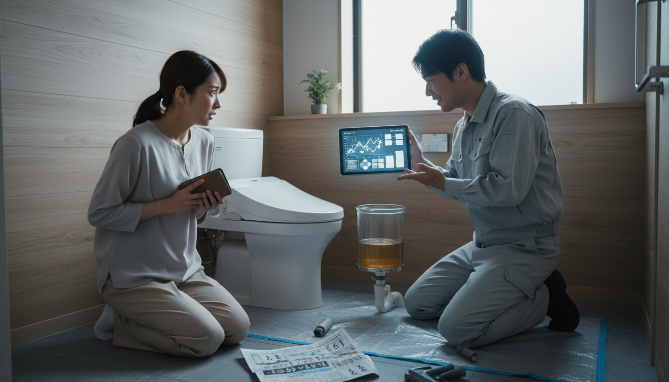 悪徳なトイレつまり修理業者に注意！よくある手口と対策に関する画像