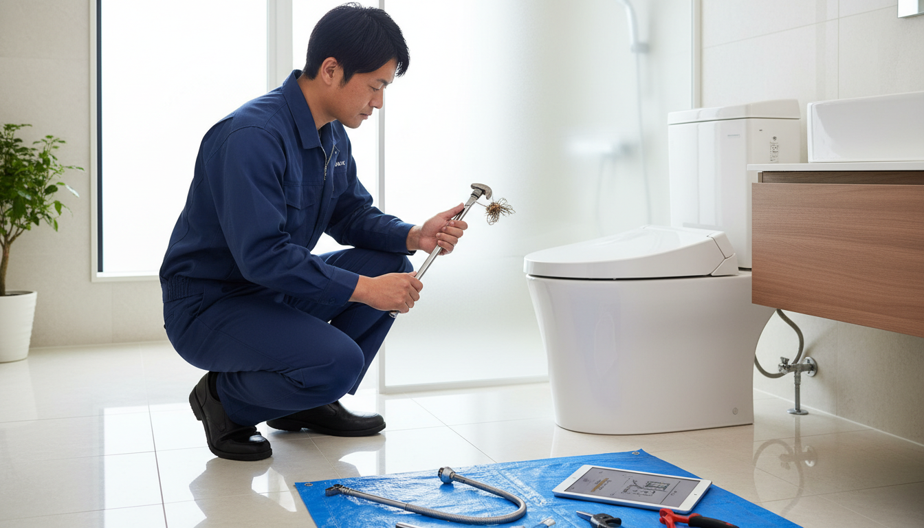 江府町のトイレつまり修理にかかる料金相場に関する画像