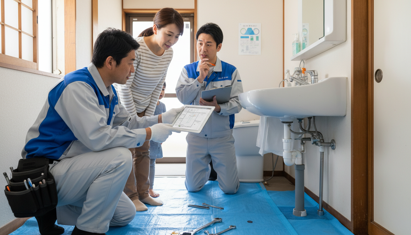 見積もり無料・水道局指定工事店かを確認するに関する画像