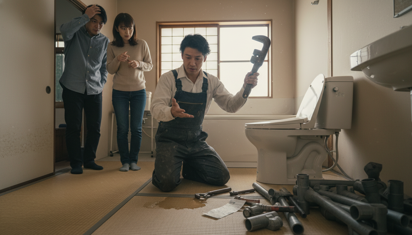 悪質な水道修理業者に注意!よくあるトラブル事例と回避策に関する画像